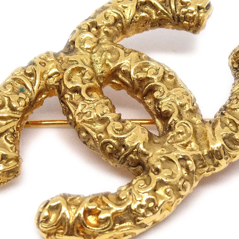 CHANEL bracelets with premium finishes -Chanel 1993 CC Brooch Pin Gold Small