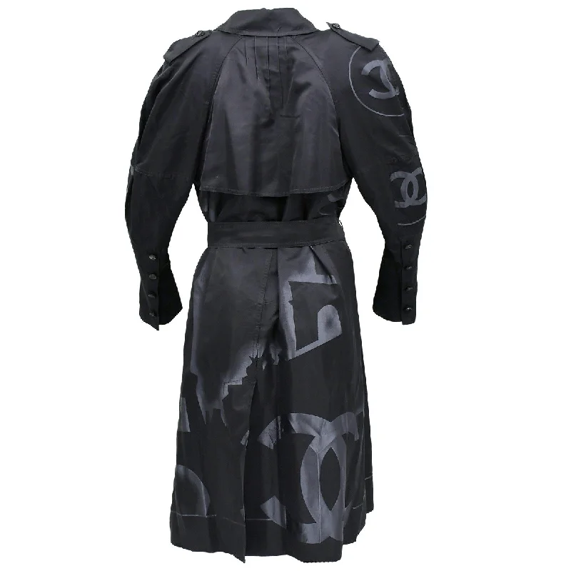 Chanel belted silk coat #38