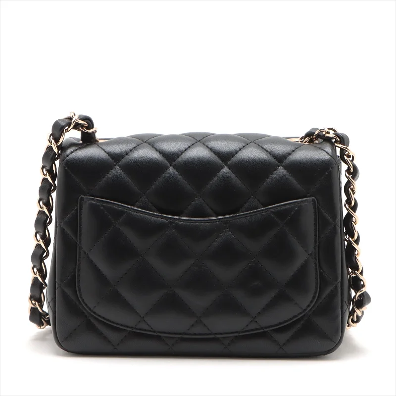 Pre-owned CHANEL bags for sale -Chanel Minimatrasse 17  Single Chain Single Chain Bag Black Silver  A35200