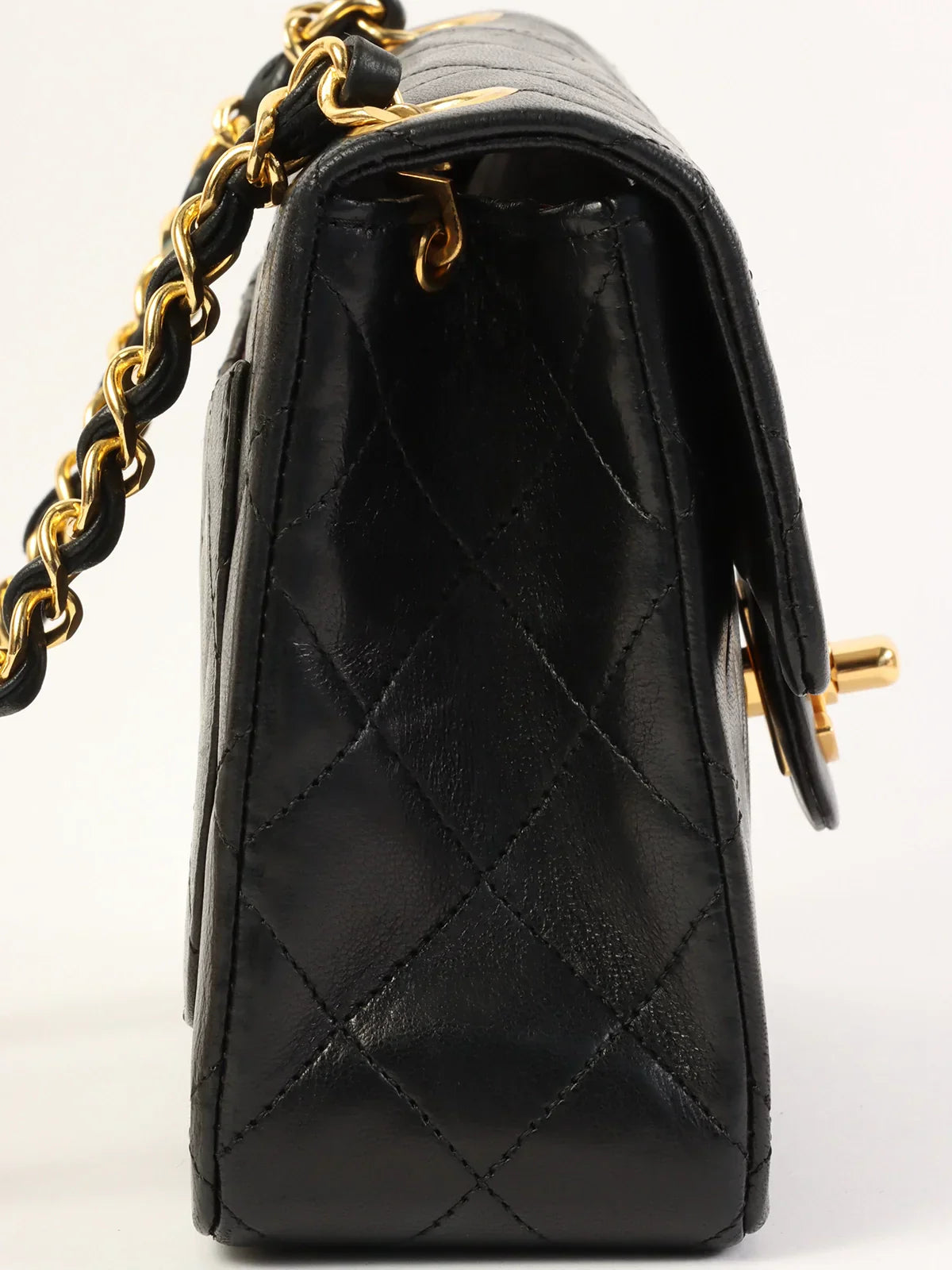 CHANEL bags for professional women -CHANEL Around 1990 Made Classic Flap Chain Bag Mini Black