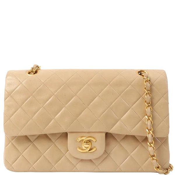 New luxury CHANEL bags for 2025 -Chanel Around 1995 Made Classic Flap Chain Bag 25Cm Beige