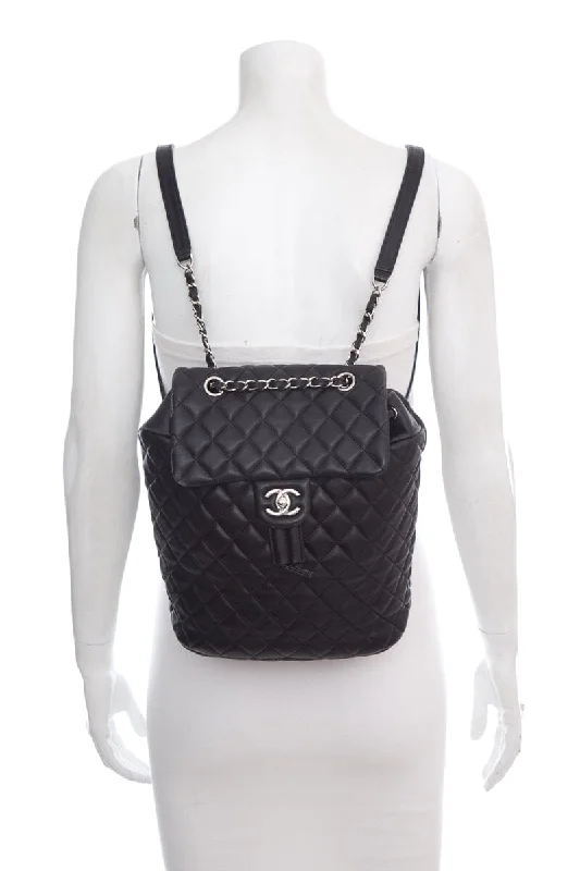 Best deals on CHANEL bags -Chanel Black Urban Spirit Backpack