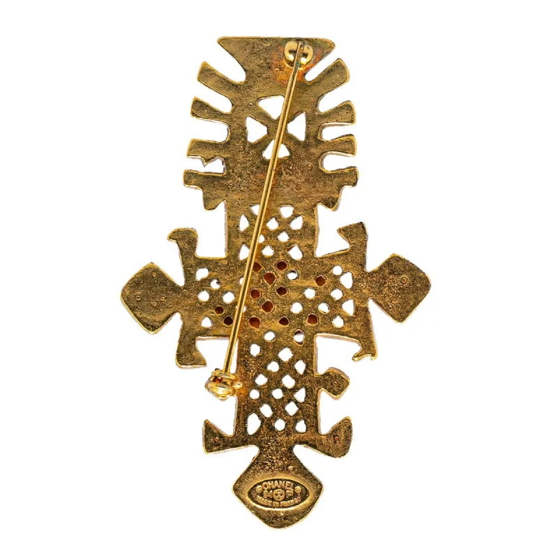 CHANEL rings with artistic designs -CHANEL Coco Mark Brooch