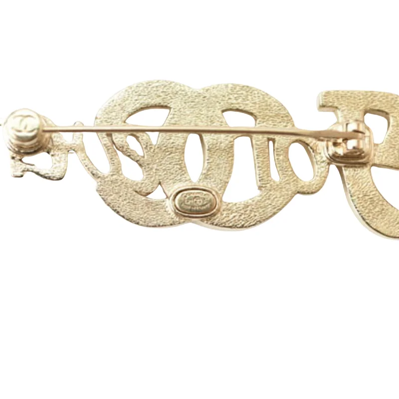 CHANEL accessories with quilted designs -CHANEL Coco Mark Brooch