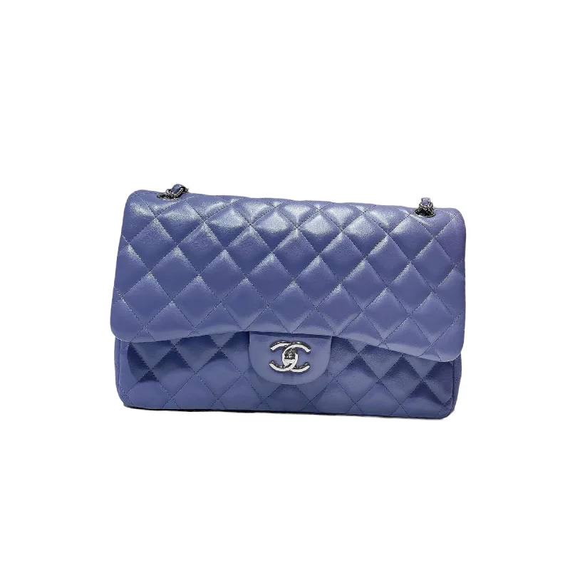 CHANEL bags for every occasion -Double Flap Jumbo Lambskin Lavender SHW