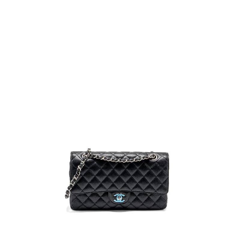 CHANEL bag sale discounts -Chanel medium classic double flap bag Caviar Black SHW