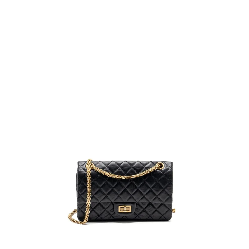 Exclusive CHANEL bags for collectors -Chanel Small 2.55 reissue double flap bag aged calfskin black GHW