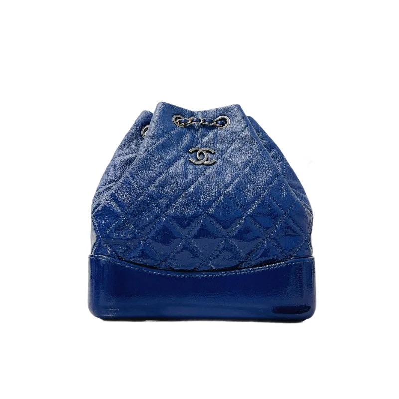 CHANEL bags for sale -Gabrielle Backpack Blue